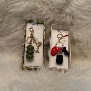Piper Green and Gold Martini Key Charm